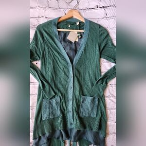 Knitted and Knotted Ravenna Mixed Media Cardigan